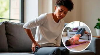 ¿Sufres dolor de espalda por el trabajo? Estos 5 ejercicios pueden ayudarte a aliviarlo