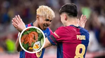Estrella del Barcelona revela su dieta hipercalórica para mantenerse fuerte y rendir al máximo