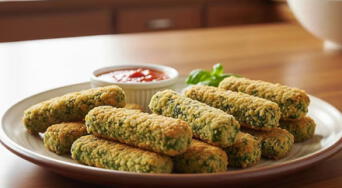 Bastones de espinaca al horno: cómo prepararlos de forma saludable, sin fritura ni harina y mantenerlos crocantes