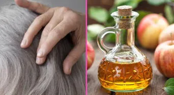 Vinagre de manzana: el aliado natural para reducir la apariencia de las canas, según expertos