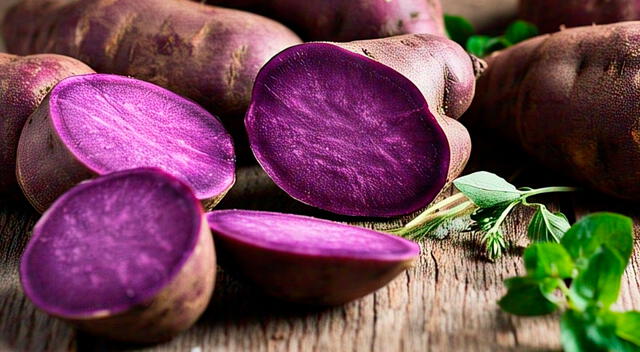 El camote morado ayuda a controlar la glucosa y protege la salud cardiovascular. El camote morado ayuda a controlar la glucosa y protege la salud cardiovascular.