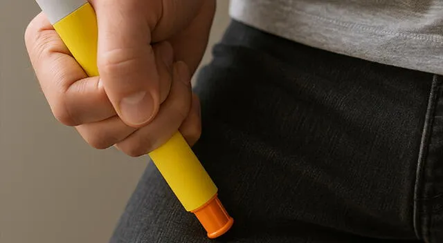 Saber cómo se aplica el EpiPen podría salvar vidas. Foto: composición GLR/difusión Saber cómo se aplica el EpiPen podría salvar vidas. Foto: composición GLR/difusión