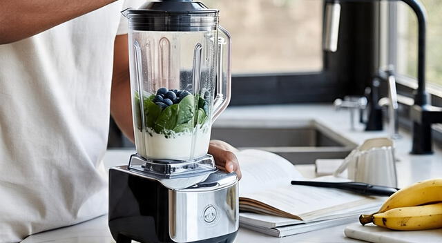 El yogur griego y las espinacas enriquecen el licuado con probióticos, proteínas y vitaminas esenciales para el bienestar general. El yogur griego y las espinacas enriquecen el licuado con probióticos, proteínas y vitaminas esenciales para el bienestar general.