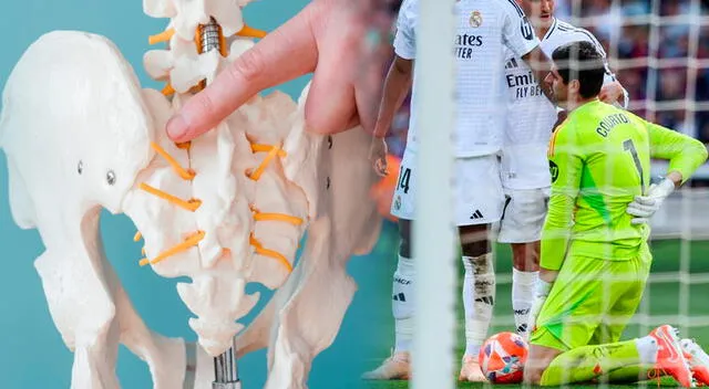 La sacroileítis podría afectar la estabilidad y rendimiento físico del arquero madridista. 