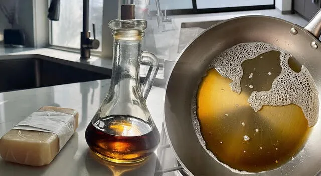 Transformar el aceite usado en jabón casero es una forma práctica y ecológica de reducir residuos. Transformar el aceite usado en jabón casero es una forma práctica y ecológica de reducir residuos.