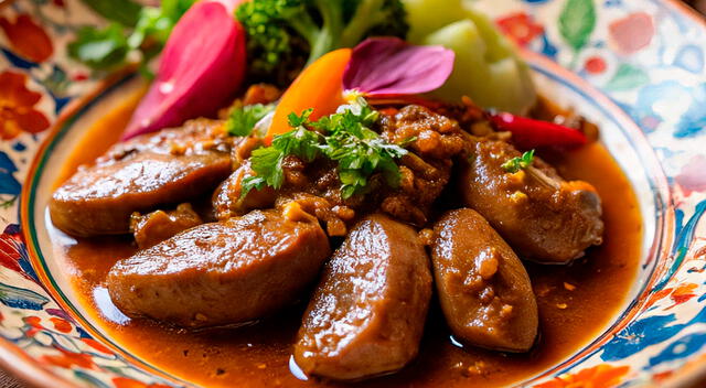 El estofado de hígado de pollo es una receta rica en hierro, perfecta para prevenir la anemia infantil. El estofado de hígado de pollo es una receta rica en hierro, perfecta para prevenir la anemia infantil.