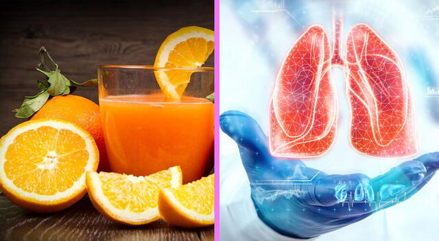 La naranja es una fruta que protege los pulmones. La naranja es una fruta que protege los pulmones.