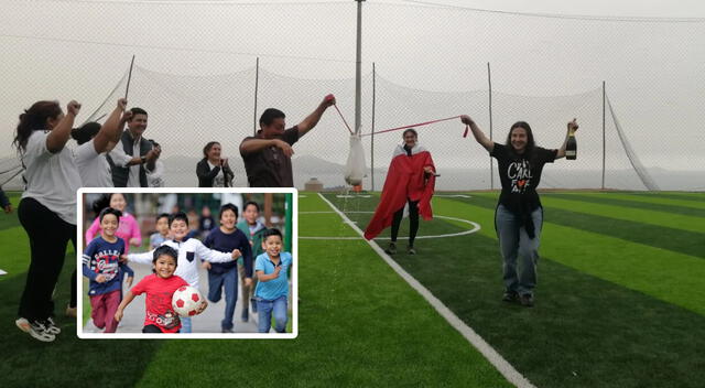 Fayza Lamari, madre de Kylian Mbappé, supervisa en Ancón el avance del colegio y la cancha de fútbol impulsados por la fundación del jugador francés. Fayza Lamari, madre de Kylian Mbappé, supervisa en Ancón el avance del colegio y la cancha de fútbol impulsados por la fundación del jugador francés.