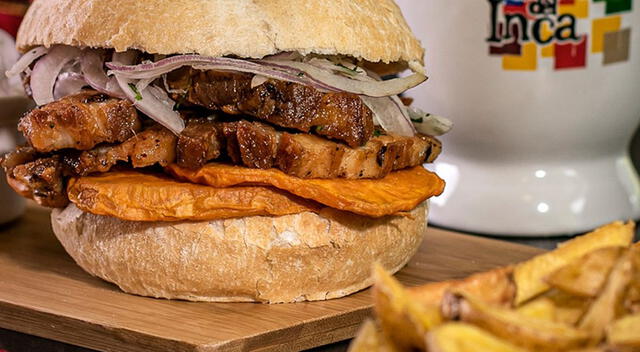 Pan con chicharrón Pan con chicharrón