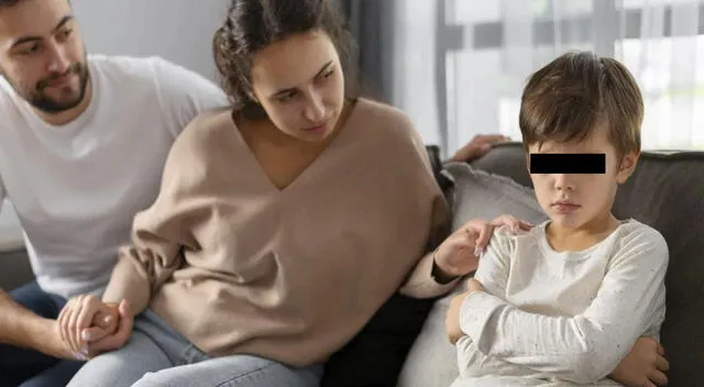 Niños conociendo a una nueva pareja. Niños conociendo a una nueva pareja.