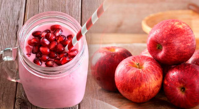 El jugo de granada con manzana destaca por su perfil nutricional y los beneficios que se le atribuyen para la salud. 