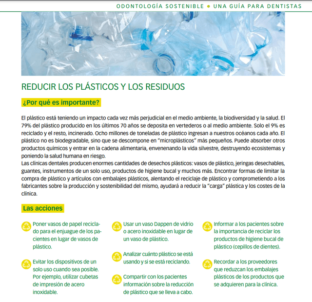 Odontología y Medio Ambiente: una alianza que beneficiará al mundo. Foto: difusión Odontología y Medio Ambiente: una alianza que beneficiará al mundo. Foto: difusión