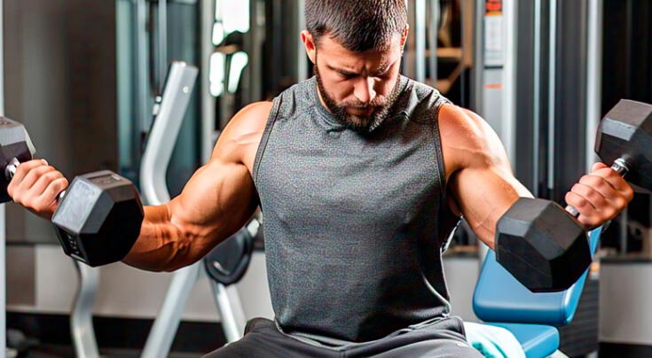 Tríceps firmes: 5 ejercicios con mancuernas.
