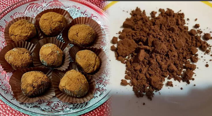 Conoce cómo hacer trufas con cacao en polvo.