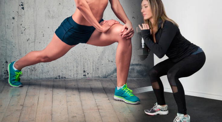 Rutina para pierna: ejercicios para piernas fuertes.