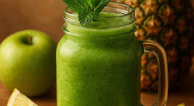 Prepara un jugo con frutas e infusiones que nutren y refrescan.