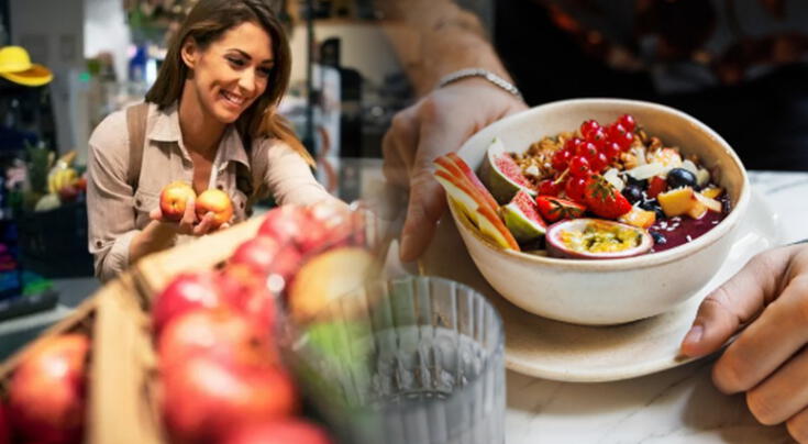 Las frutas son esenciales en una dieta equilibrada.