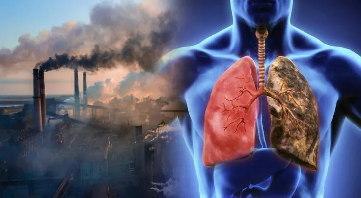 La contaminación del aire, un riesgo silencioso para los pulmones.