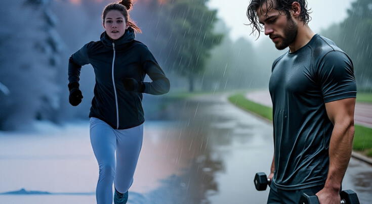 Entrenar en invierno te ayuda a quemas más calorías.
