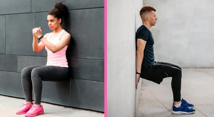 Ejercicios isométricos: los beneficios de las sentadillas contra la pared para aliviar el dolor y ganar fuerza muscular