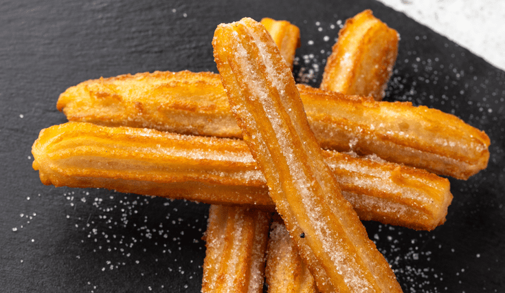 La receta de churros saludables.