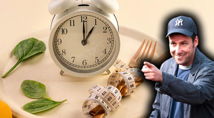 Adam Sandler revela cómo perdió 11 kilos con ayuno intermitente: descubre sus beneficios, efectos y cómo aplicarlo