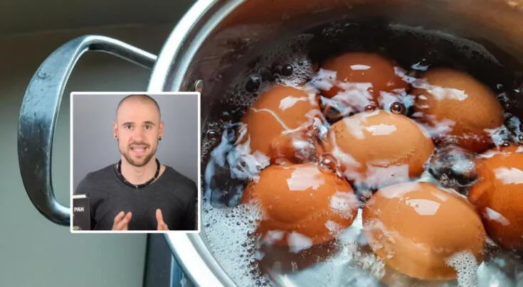 Chef revela el truco para cocer huevos sin que se rompan.